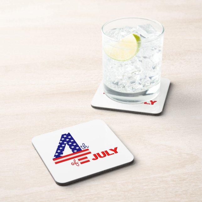 Posavasos July 4th Drink Coaster (Lado Derecho)