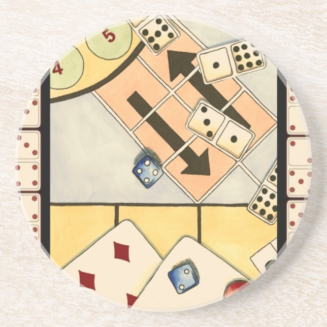 Posavasos Jumble surtido de juegos de oportunidad (Frente)