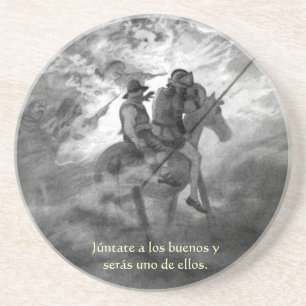 Posavasos Júntate buenos y serás uno de ellos - Quijot de 