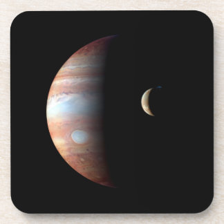 Posavasos Júpiter Planeta Gigante Gaseoso y Io Luna Galilean