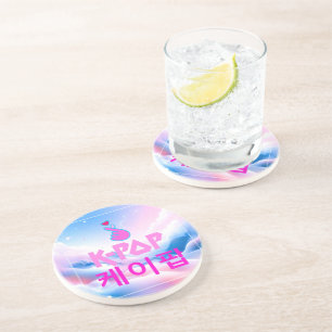 Posavasos K-Pop Finger Heart: Mostrar tu amor