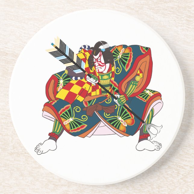 Posavasos kabuki (Frente)