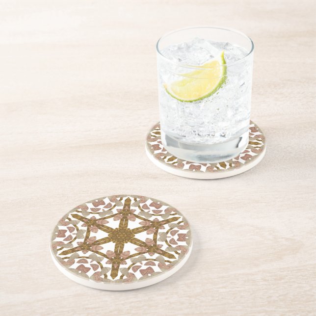 Posavasos Kaleidoscope de madera - Calidoscopio de madera (Lado)