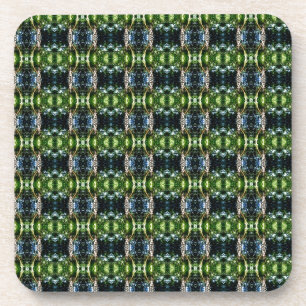 Posavasos Kaleidoscope Grün