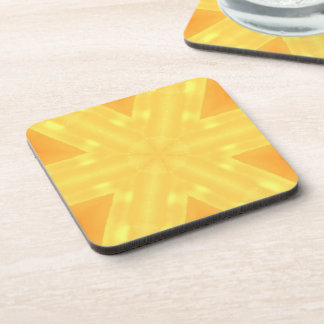 Posavasos Kaleidoscopio de un brillante amanecer y líneas