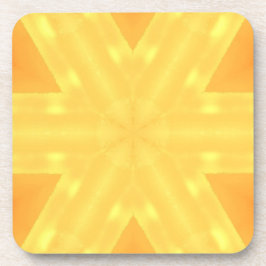 Posavasos Kaleidoscopio de un brillante amanecer y líneas