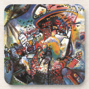 Posavasos Kandinsky Paisaje urbano de Moscú I Arte abstracto