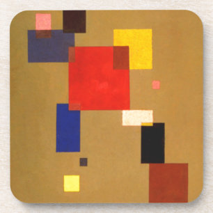 Posavasos Kandinsky Trece Rectángulos Resumen Pintura