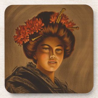 Posavasos Karama: Actriz japonesa Romance Geisha