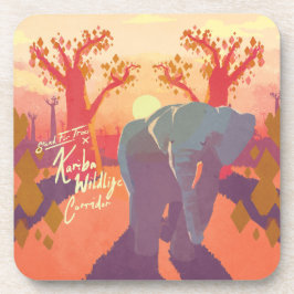 Posavasos Kariba Wildlife Corridor Bebida Coaster