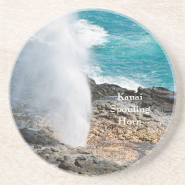 Posavasos Kauai Aqua Ocean Spouting Horn Poipu 