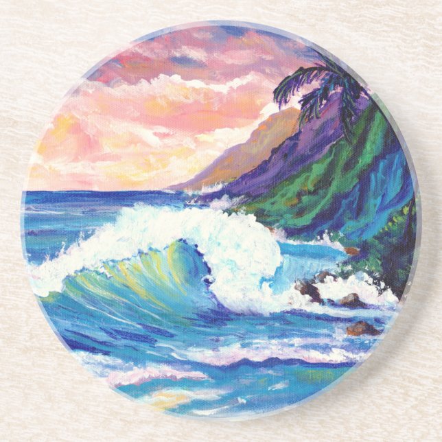 Posavasos Kauai Fantasy Seascape (Frente)