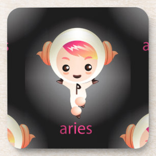 Posavasos kawaii aries