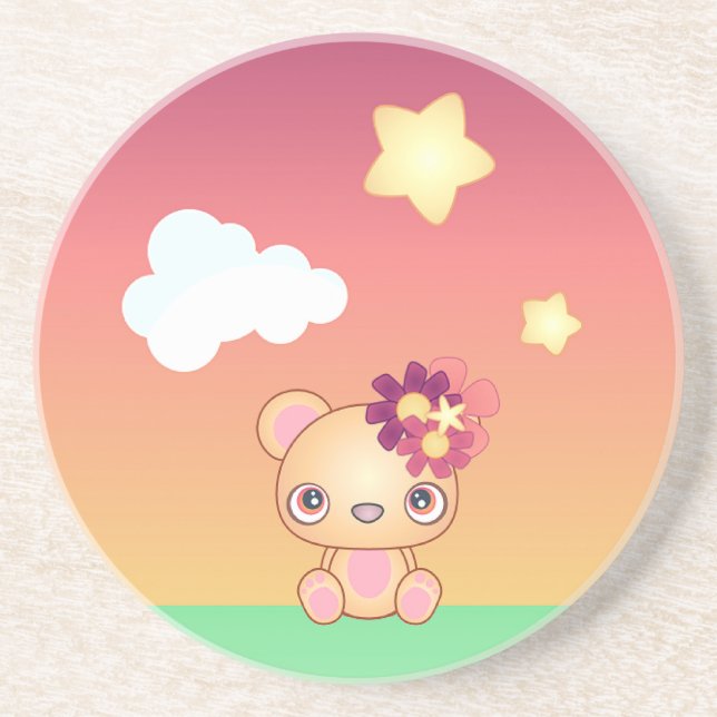 Posavasos Kawaii Bear (Frente)