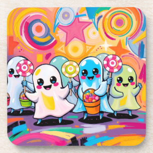 Posavasos Kawaii Candy Parade Colorido Personalizado