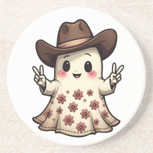 Posavasos Kawaii japonés pastel chico fantasma Halloween