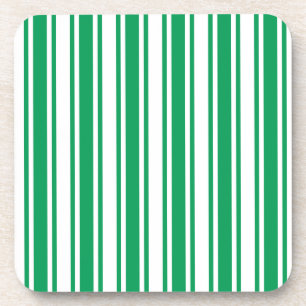 Posavasos Kelly rayas de caramelo verde y blanco