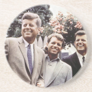 Posavasos Kennedy Brothers, Presidente John, Robert y Ted