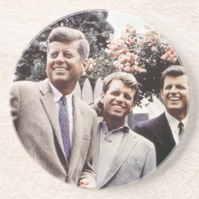 Posavasos Kennedy Brothers, Presidente John, Robert y Ted (Frente)