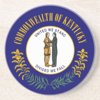 Posavasos Kentucky: Bandera del estado estadounidense de la