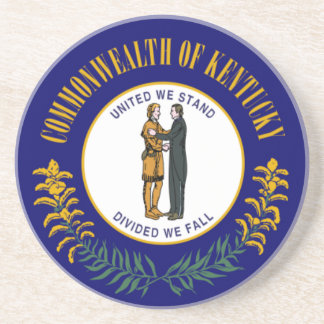 Posavasos Kentucky: Bandera estatal de la Commonwealth de Bl