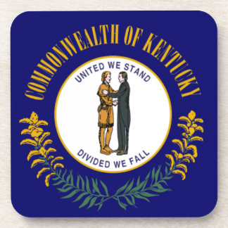 Posavasos Kentucky: Bandera estatal de la Commonwealth de Bl