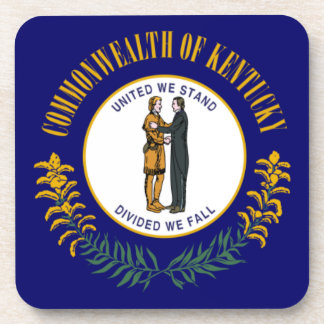 Posavasos Kentucky: Commonwealth del Bluegrass Bandera del e
