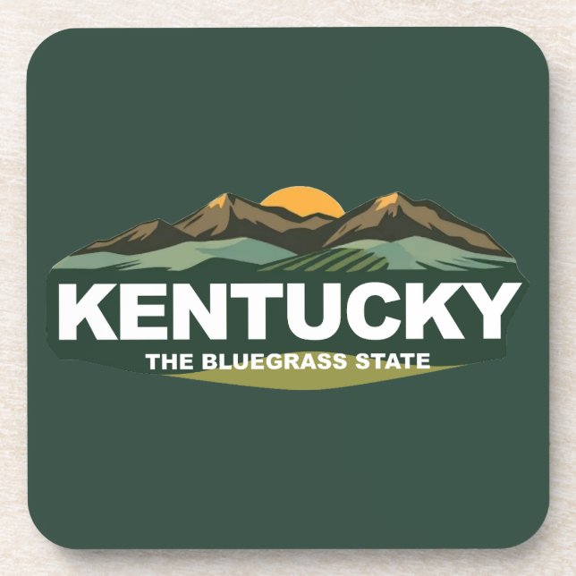 Posavasos Kentucky Estados Unidos de América (Frente)