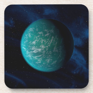 Posavasos Kepler 22b, un planeta extrasolar.