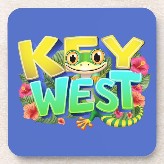 Posavasos Key West Gecko Florida (Frente)