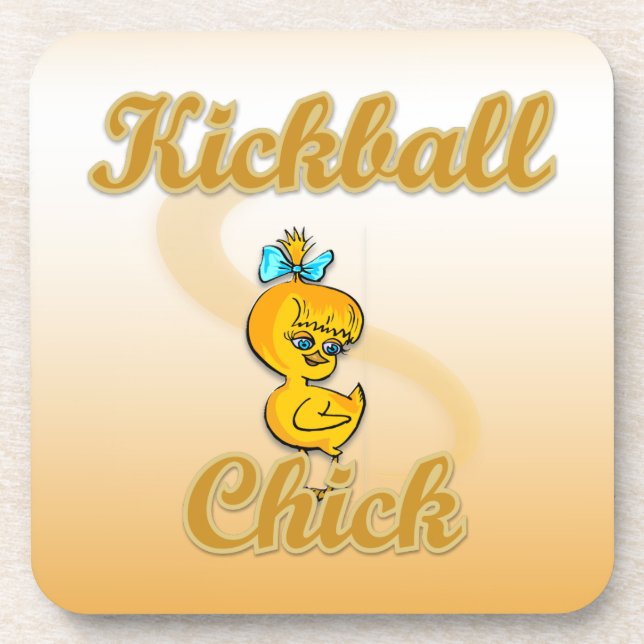 Posavasos Kickball Chick (Frente)
