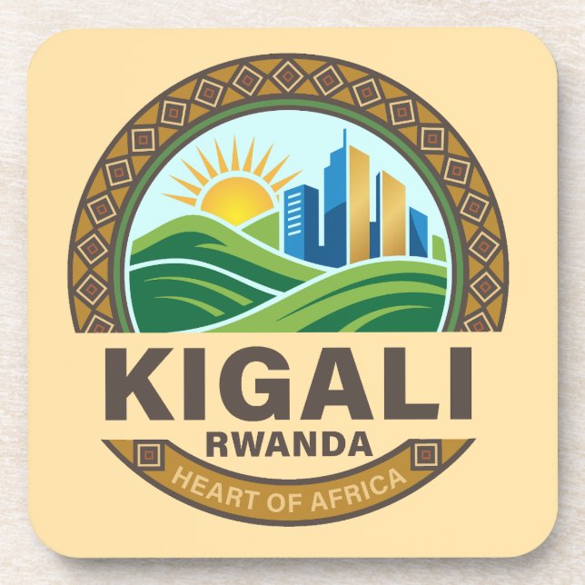 Posavasos Kigali Rwanda Africa (Frente)