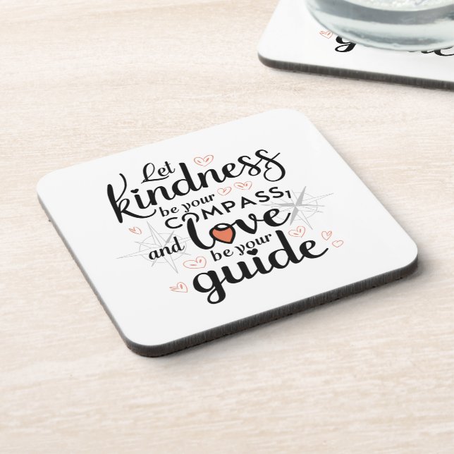 Posavasos Kindness Compass Coaster (Lado Izquierdo)