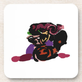 Posavasos king Charles spaniel and roses sweet 