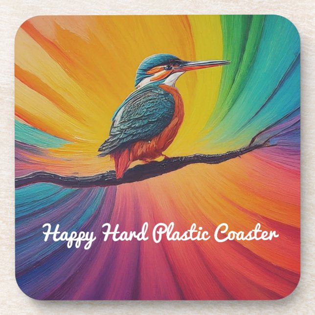 Posavasos Kingfisher Happy (Frente)