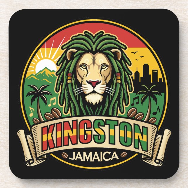 Posavasos Kingston Jamaica Island Caribbean (Frente)