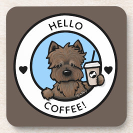 Posavasos KiniArt Cairn Café Lover Atractiva montaña de plás