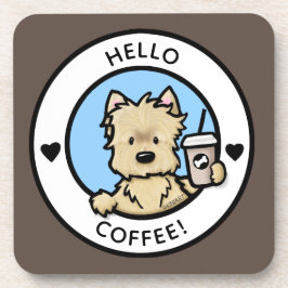 Posavasos KiniArt Cairn Café Lover Atractiva montaña de plás