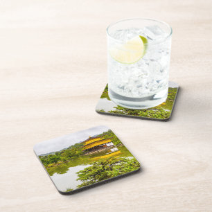 Posavasos Kinkaku-ji O Pabellón Y Estanques De Oro, Kioto