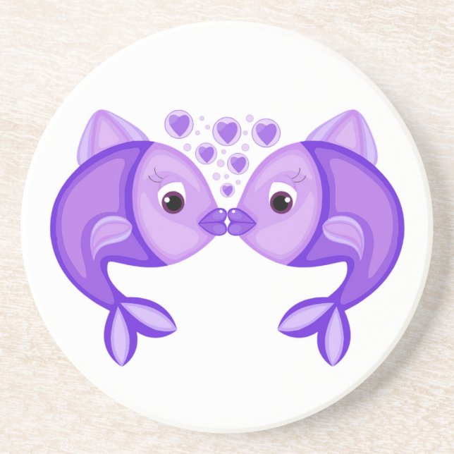 POSAVASOS KISSING FISH (Frente)