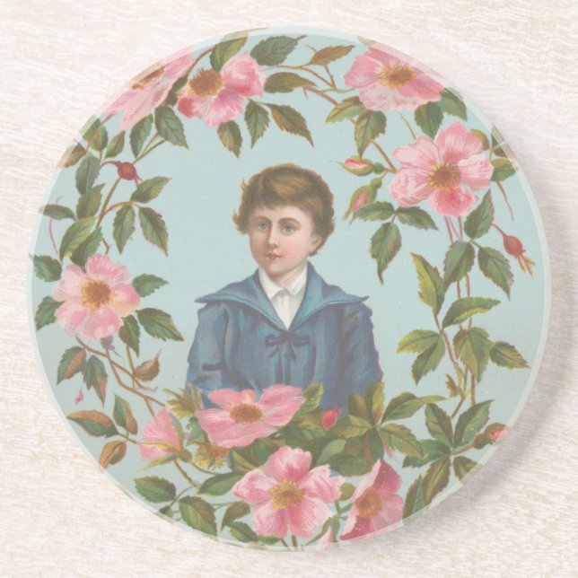 Posavasos Kitschy Antique German Valentine's Card, 1884 (Frente)