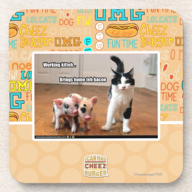 Posavasos Kitteh de trabajo (Frente)