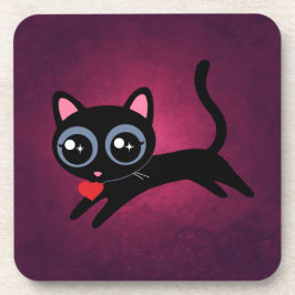 Posavasos Kitty Cat Heart Thief Cute Gift