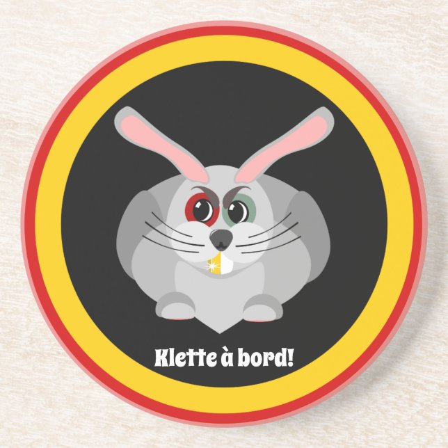 Posavasos Klette à bord - folclore belga (Frente)