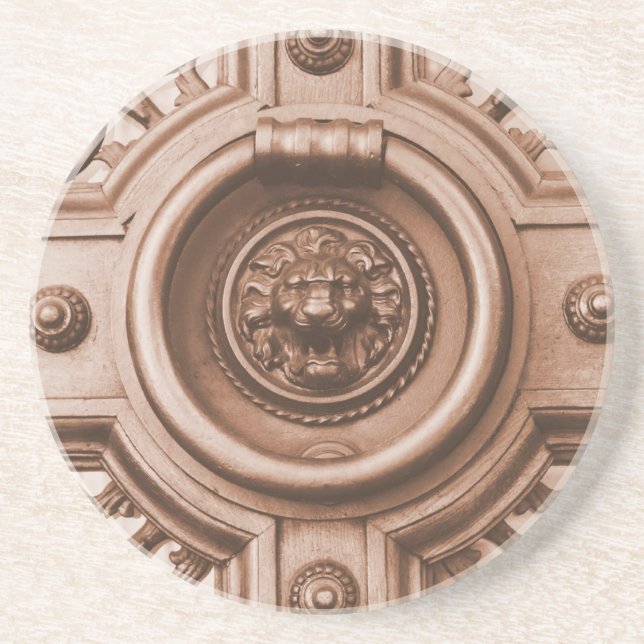 Posavasos Knock Knock - Tocador de la puerta del casco antig (Frente)