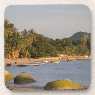 Posavasos Ko Phangan, Tailandia. Fuera de la isla ajetreada