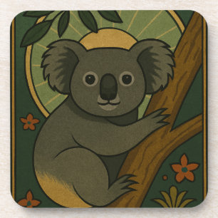 Posavasos Koala ornamental en Mandala Botánica