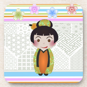 Posavasos kokeshi noshi