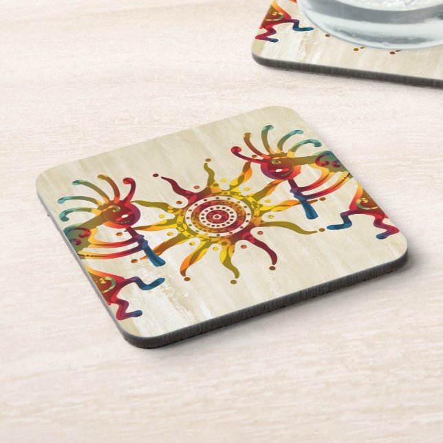 Posavasos KOKOPELLI DUO SUN + tus ideas (Lado Izquierdo)