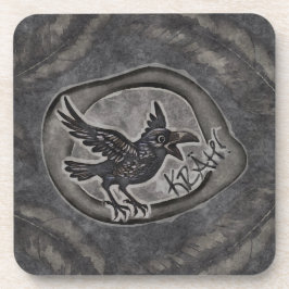 Posavasos Krähe Crow Rabe ruft KRÄH!